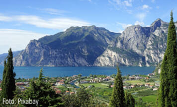 Etsch-Radreise von Nauders bis zum Gardasee für 2 Personen